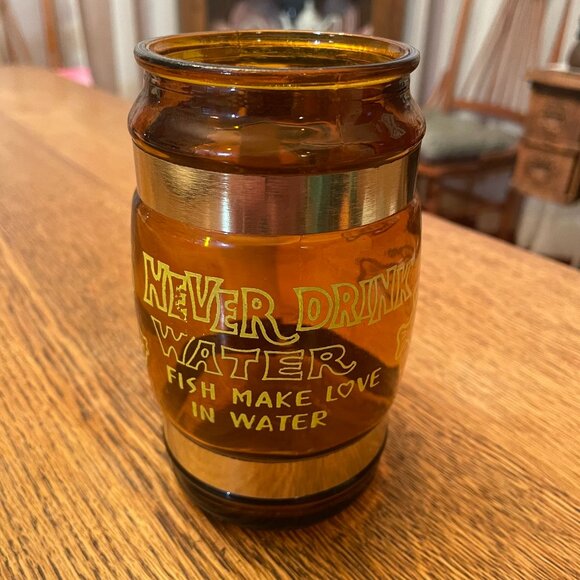 Vintage Siesta Ware Never Drink Water: Fish Make Love in Water Beer Mug - Picture 1 of 6